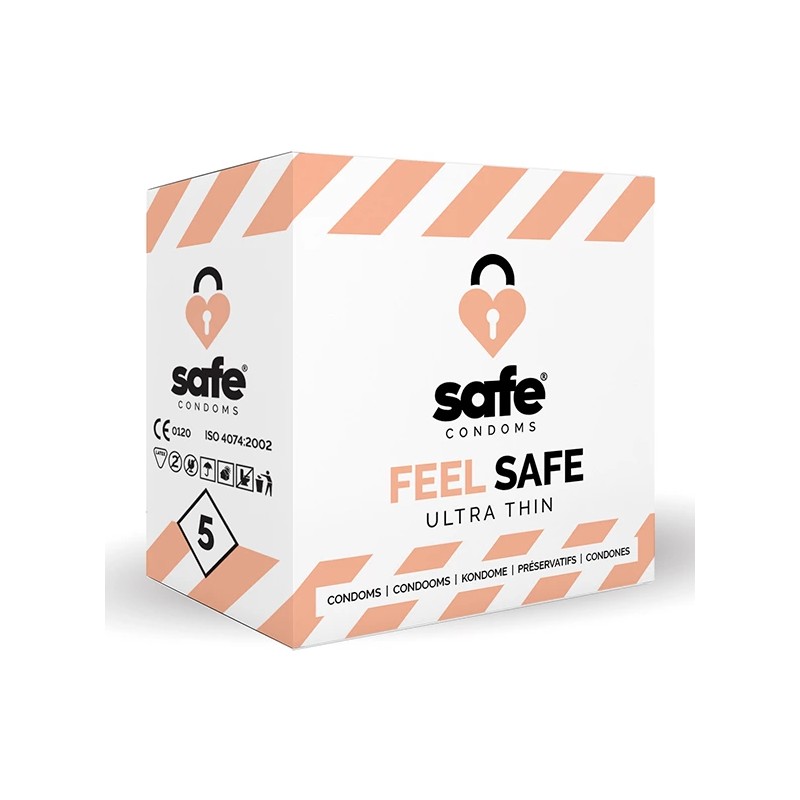 Prezerwatywy cienkie - Safe Feel Safe 5 szt